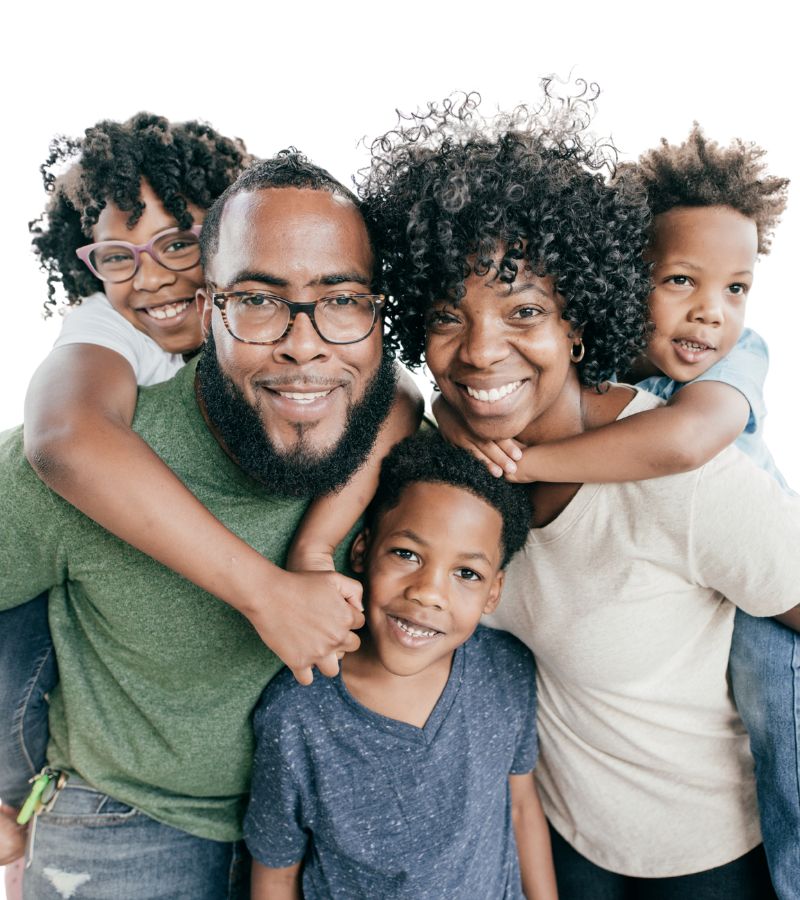 Família feliz com a NORAH